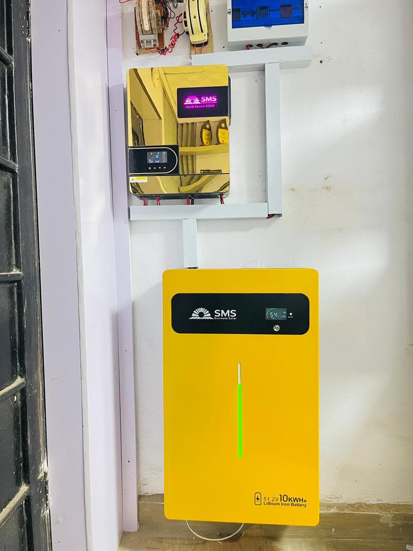 Solar power system 19 kWh with 8 kVA inverter