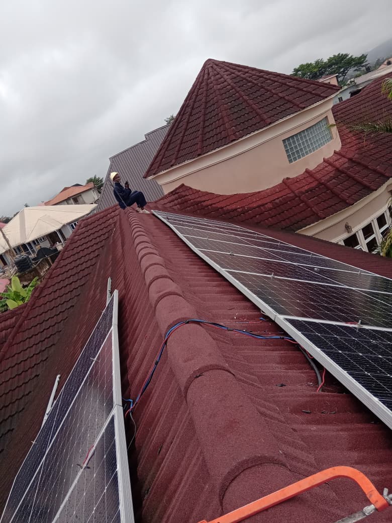 Solar panel installation