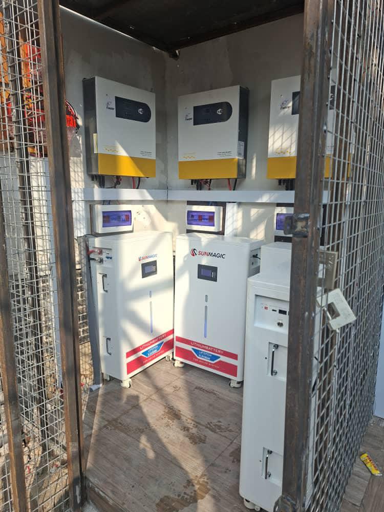 Backup solar system 45 kWh with 24 kVA inverter